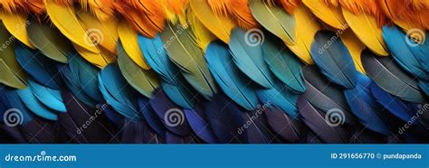 Banner of toucan feathers stock photo. Image of light - 291656770