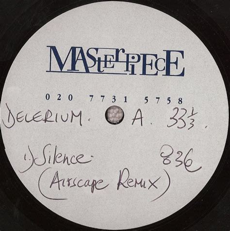 Delerium - Silence (1999, Acetate) | Discogs