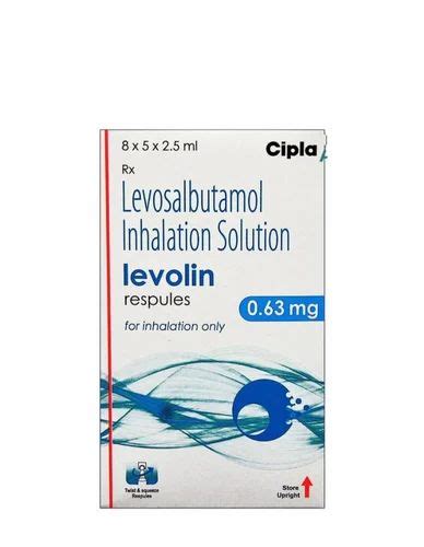 Levolin 0.63 Respules, cipla at Rs 440/piece in Nagpur | ID: 27378814412