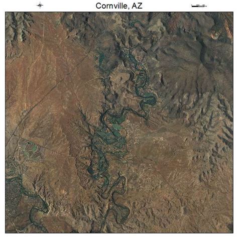 Aerial Photography Map of Cornville, AZ Arizona