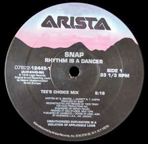 Snap* - Rhythm Is A Dancer (1992, Vinyl) | Discogs