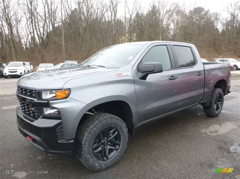 2019 Satin Steel Metallic Chevrolet Silverado 1500 Custom Z71 Trail Boss Crew Cab 4WD #131955975 ...