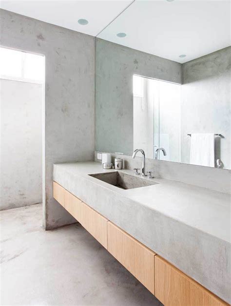 This Concrete Bathroom Countertop Is Hot On Pinterest Today ...