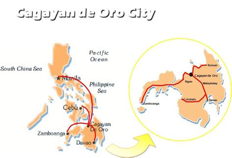 Cagayan de Oro-The City in Golden Friendship: Cagayan de Oro Map