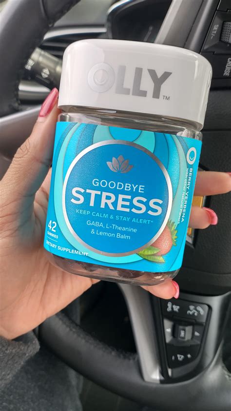 OLLY GOODBYE STRESS GUMMIES : r/lovingyourself2021