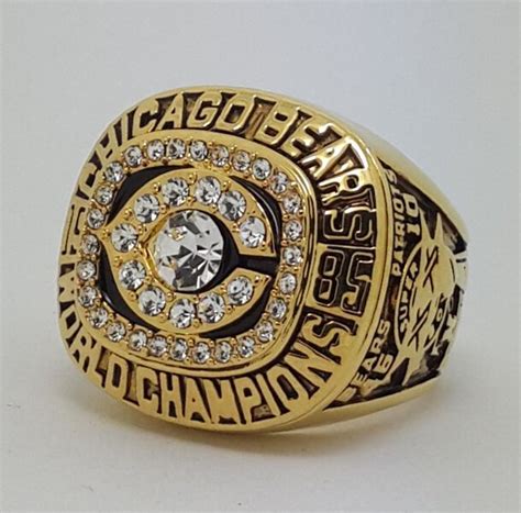 1985 Chicago Bears XX Super bowl championship ring PERRY size 11 Back Solid