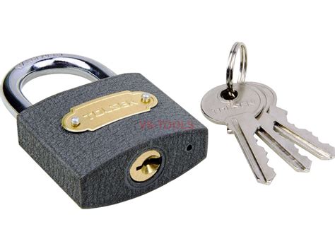 50mm Heavy Duty Cast Iron Padlock Outdoor Safety Security ...