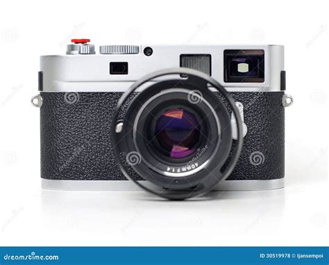 Rangefinder camera stock photo. Image of technology, isolated - 30519978