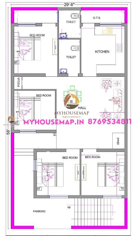 4 bedroom house plan