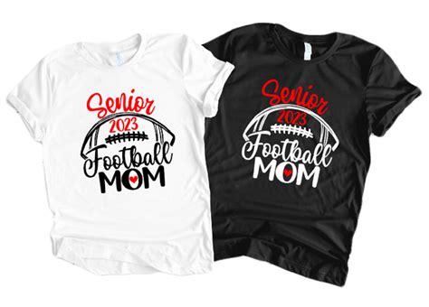 Senior Football Shirt Senior Football Mom T-shirt Senior 2023 - Etsy