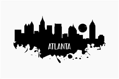 37 Atlanta Skyline Designs & Graphics