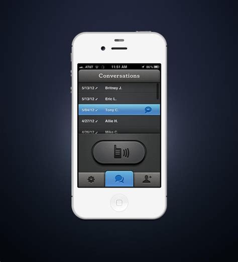 Inspiring Collection Of Iphone App Interface Designs - Downgraf | App ...