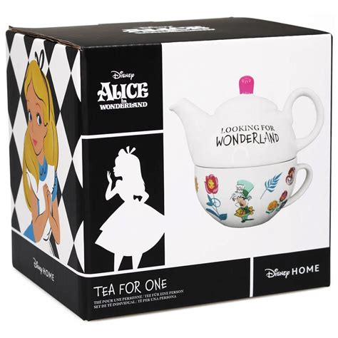 Disney Alice in Wonderland Tea For One Set Ceramic