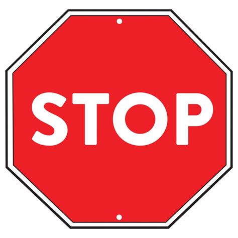 Stop Sign Poster - Set of 5