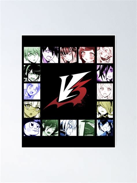 "DRV3 Manga Collection Ver. 3 (Colored) Classic " Poster for Sale by jayroevalerr | Redbubble