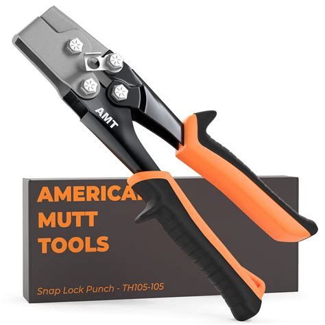 Buy AMERICAN MUTT TOOLS Snap Lock Punch – Gutter End Cap Crimper Tool – Snap Lock Tool for Sheet ...