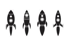 Space Rocket Design Collection Set (2778339)