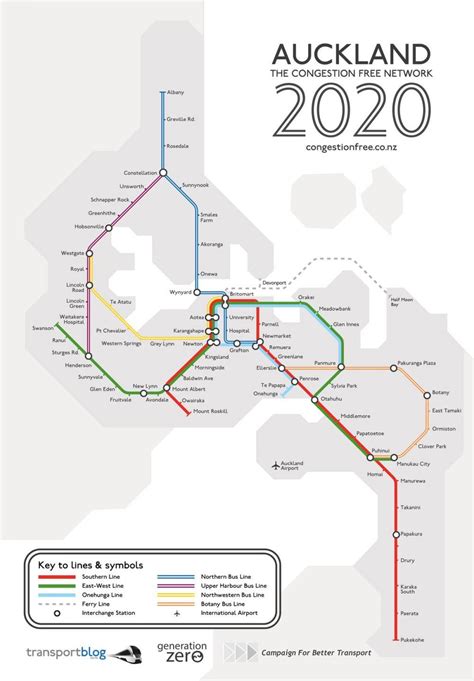 Auckland ferrocarril mapa - mapa de Trenes de Auckland (Nueva Zelanda)