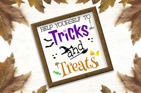 Trick or Treat Halloween Printable Sign Instant Download - Etsy