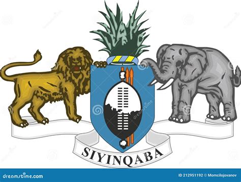 Kingdom Of Eswatini Formerly Swaziland Road Map Cartoon Vector ...