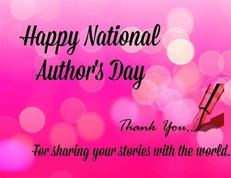 National Author's Day | Love 4 Books