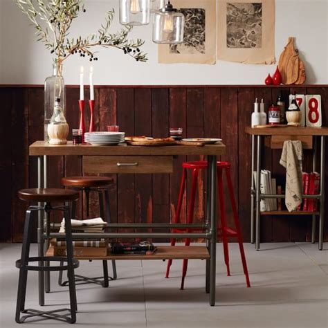 Rustic Industrial Kitchen Island | west elm