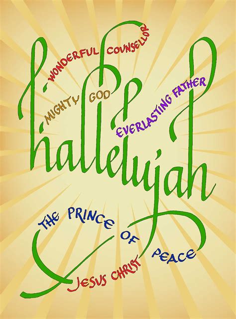 Hallelujah has a “YoU” in it! – 3D Believer