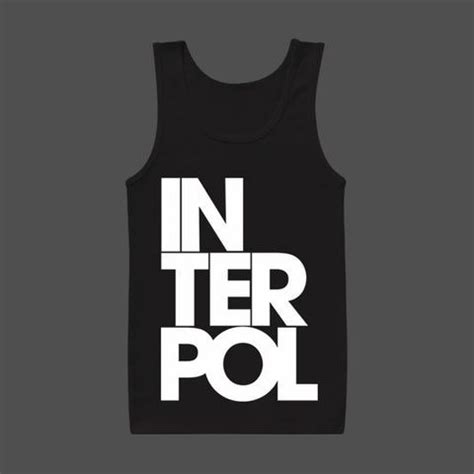 Interpol Store: Official Merch & Vinyl in 2021 | Unisex tank, Vintage ...