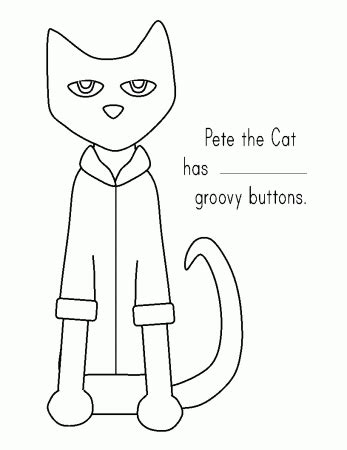 Pete The Cat Christmas Coloring Pages - Coloring Home