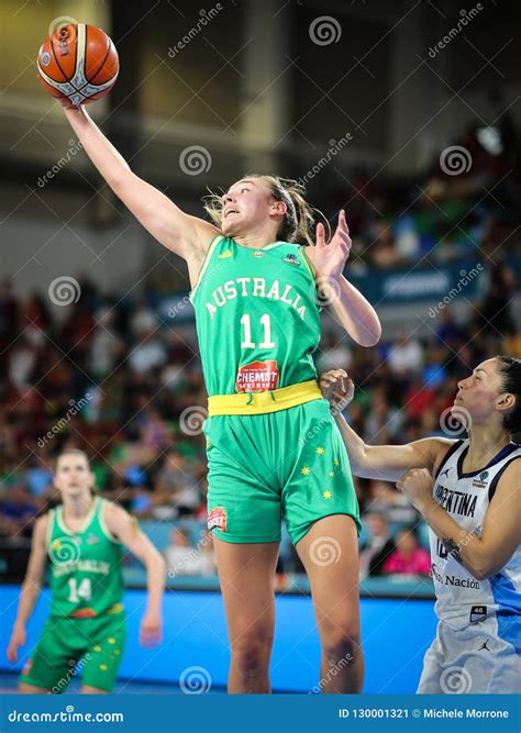 Alanna Smith in Action during Basketball Match ARGENTINA Vs AUSTRALIA ...