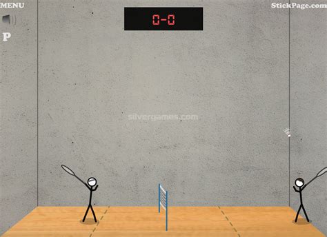 Stick Figure Badminton - Play Online on SilverGames 🕹️