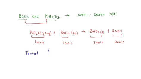 SOLVED: If aqueous solutions of Na2CO3 and BaCl2 are mixed, which ...