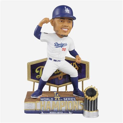 Mookie Betts Los Angeles Dodgers 2020 World Series Champions Sliding H FOCO