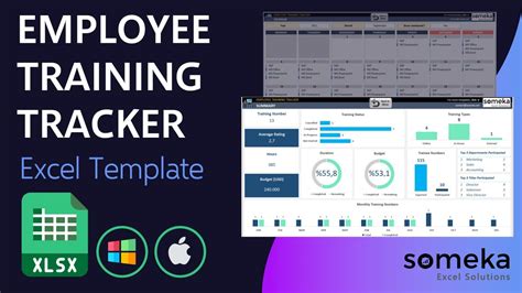 Employee Training Tracker | Excel template to plan and track learning! - YouTube