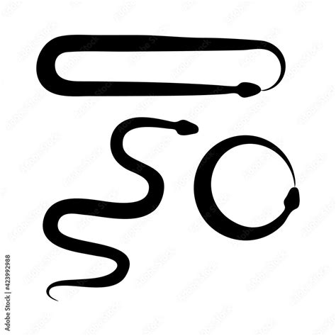 Snake Vector Icon, Viper Symbol, Serpent Sign Stock Vector | Adobe Stock