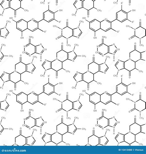 Chemistry Background Template Vector Illustration | CartoonDealer.com #48588114