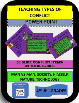 TEACHING TYPES OF CONFLICT POWER PT WITH 38 EXAMPLES by The Flanders' Files