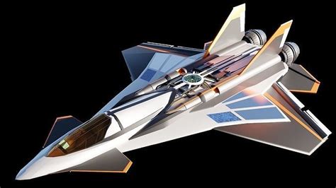 SciFi Jet free VR / AR / low-poly 3D model | CGTrader