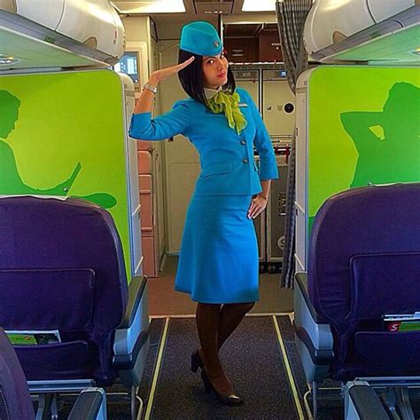 S7 Airlines Stewardess, Elena Maksimova @lady_of_the_sky