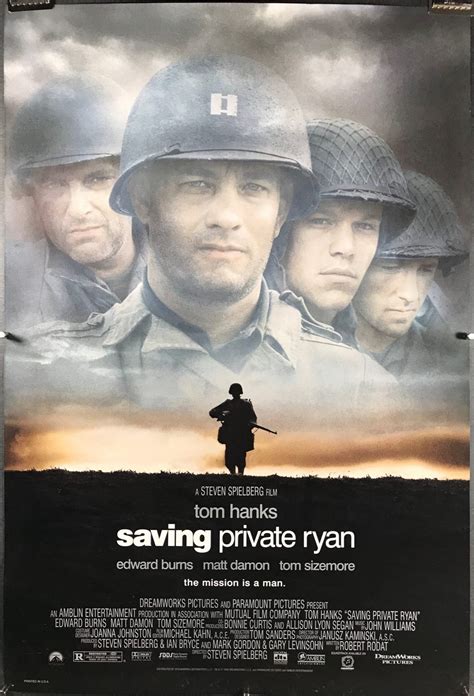 SAVING PRIVATE RYAN, Original Tom Hanks WW2 Movie Poster - Original Vintage Movie Posters