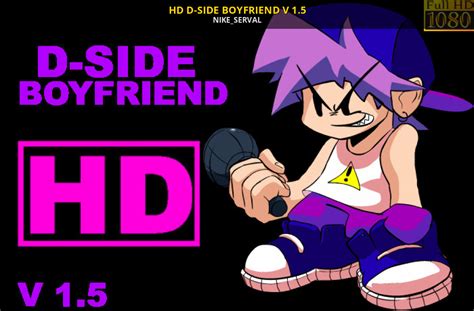 HD D-SIDE BOYFRIEND V 1.5 [Friday Night Funkin'] [Mods]