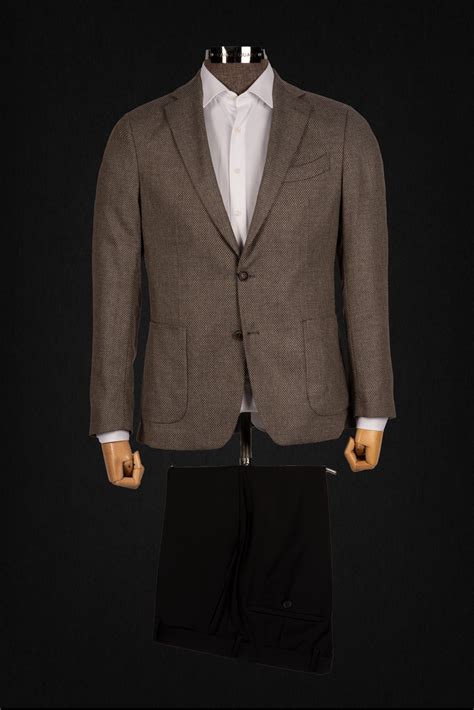 BLAZER-BROWN-NOTCH LAPEL – ORANGESQUARE