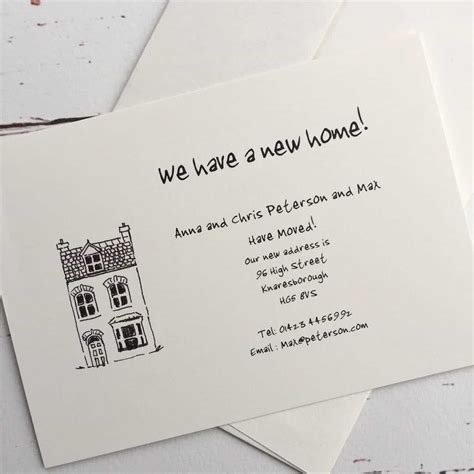 Change of Address Cards | Wagtail Designs