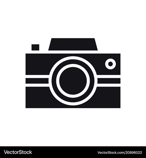 Camera icon photography logo digital Royalty Free Vector