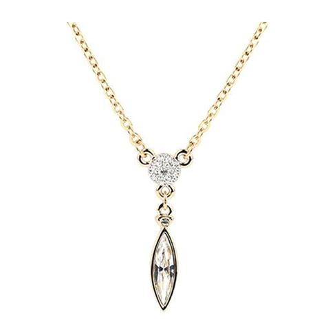 Swarovski - Swarovski Clear Crystal Jewelry IVORY ALL AROUND Necklace ...