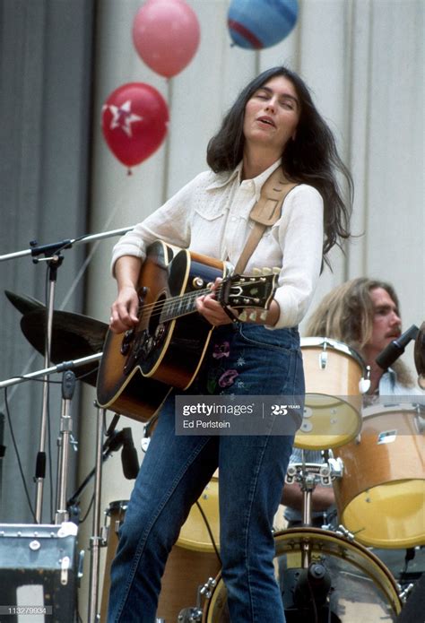 Emmylou Harris performs with the Hot Band at the Greek Theater on ...