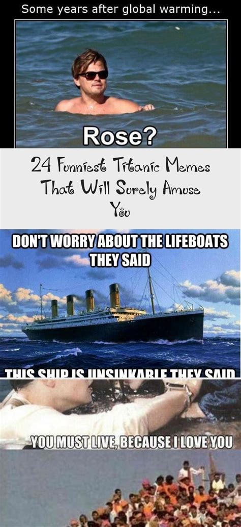 24 Funniest Titanic Memes That Will Surely Amuse You - Humor | Memes, Amusing, Titanic