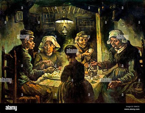 The Potato Eaters. 1885. Realism Vincent van Gogh 1853 - 1890 Dutch Netherlands Stock Photo - Alamy