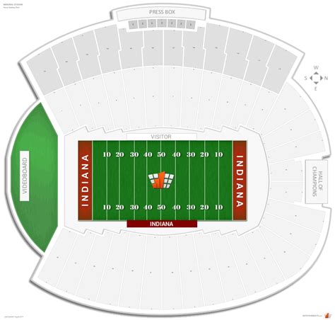 Memorial Stadium Seating Chart With Seat Numbers | Two Birds Home