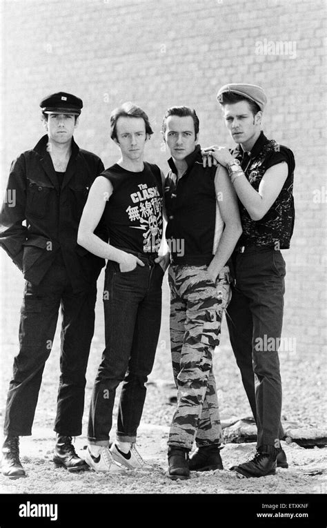 English punk rock band The Clash. Members of the band are (left to ...